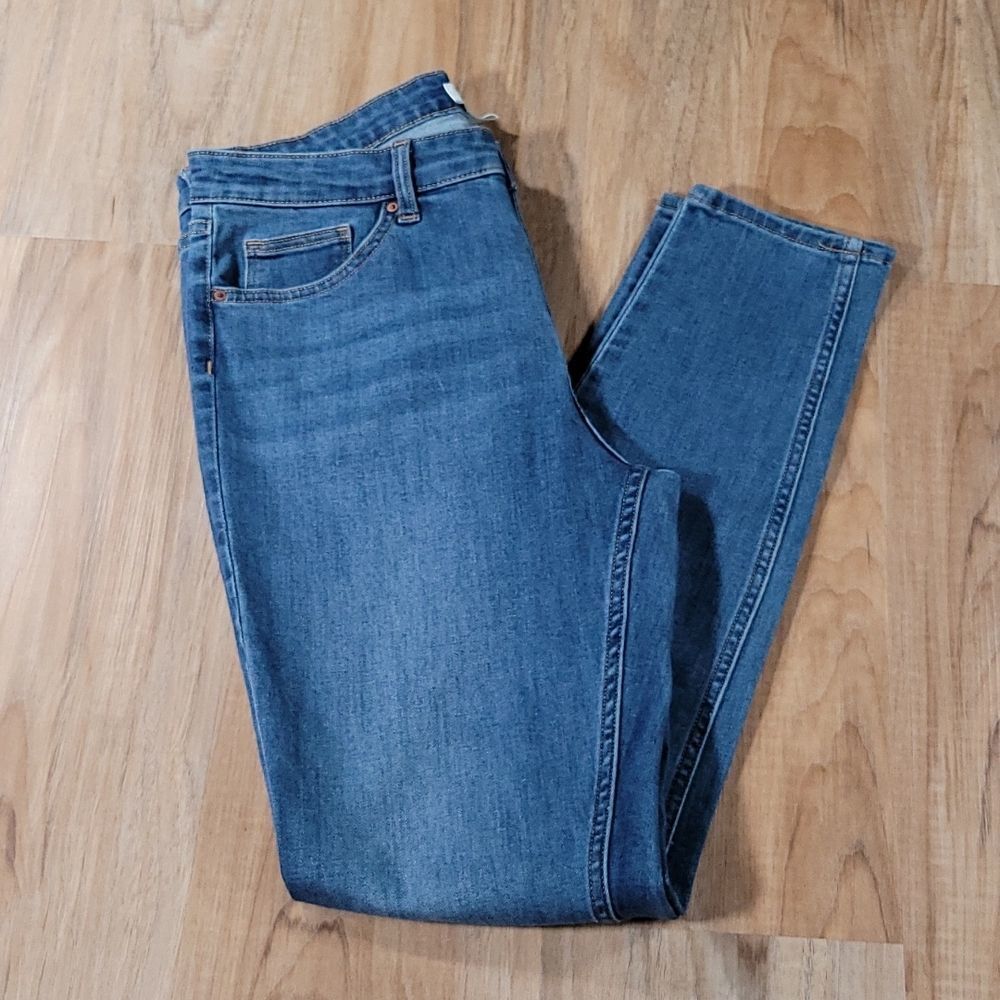 💛H&M Blue Skinny Leg Jeans Size 10
